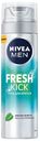 Пена Nivea Men Fresh Kick для бритья мужская с ментолом 200 мл