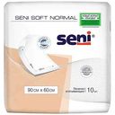 Пеленки впитывающие Seni Soft Normal 90×60 см, 10шт.
