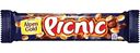 Батончик шоколадный Picnic с арахисом и изюмом, 38г