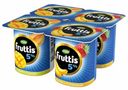 Продукт йогуртный Fruttis Сливочное лакомство 5% 115г дыня-манго, банан-клубника