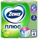 Туалетная бумага Zewa Плюс Яблоко 2 слоя 4 шт
