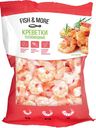 Креветки королевские Fish & More очищенные с хвостом, 860г