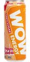 Напиток тонизирующий WOW Energy крем-сода без сахара, 450мл