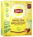 Чай черный Lipton English Breakfast в пакетиках, 100х2 г