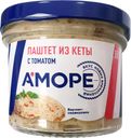 Паштет «Аморе» из кеты горячего копчения с томатом, 100 г