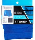 Трусы-боксеры мужские Teksa Basic бесшовные MB001 цвет: blue/синий, размер L