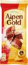 Шоколад молочный ALPEN GOLD с соленым арахисом и крекером