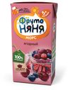 Морс ФрутоНяня клюква-черника-вишня, 200мл