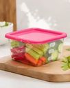Контейнер квадратный, FunCook, 0,63 л, в ассортименте