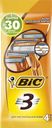 Бритва BIC 3 лезвия, 4шт.