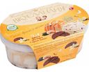 Мороженое пломбир Вкусландия 2в1 Ванильное с Брауни и Крем-брюле с карамелью 15%, 450 г