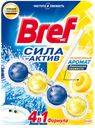 Чистящее средство для унитаза Bref Сила актив Лимонная свежесть, 50 г
