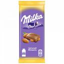 Шоколад молочный Milka с цельным миндалем, 90 г