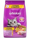 Корм для кошек от 1 года Whiskas Подушечки с курицей и индейкой, 1900 г