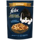 Корм для кошек FELIX® Мясные ломтики с курицей, 75г