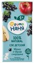 Сок детский ФрутоНяня яблоко и черная смородина осветленный с 5 месяцев 200 мл