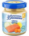 Пюре Бабушкино Лукошко Семга, овощи, с 8 месяцев, 100 г