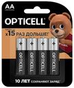 Батарейки алкалиновые Opticell Basic AA, 4шт