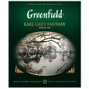 Чай черный Greenfield Эрл Грей Фэнтази, бергамот, 100 пакетиков