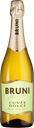 Вино игристое BRUNI Cuvee Dolce белое сладкое, 0.75л