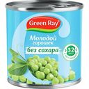 Горошек молодой Green Ray без сахара, 425 мл
