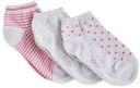 Комплект носков для девочки InExtenso UDW_GIR0015 серые, 3 пары