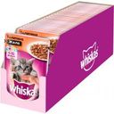 Влажный корм для котят Whiskas желе с телятиной, 85г (28 шт)