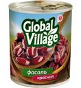 Фасоль Global Village красная в собственном соку 400г