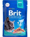 Влажный корм для кошек Brit Premium Утка в соусе, 85 г