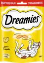 Лакомство для кошек DREAMIES Подушечки с сыром, 140г