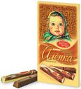 Шоколад молочный «Красный Октябрь» Аленка в стиках с вареной сгущенкой, 100 г