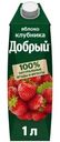 Напиток Добрый яблоко, клубника сокосодержащий 1л
