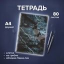 Тетрадь на пружине, А4, 80 л, в ассортименте