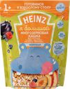 Каша многозерновая йогуртная HEINZ Любопышки, молочная со сливой, яблоком, малиной и черникой, с 12 месяцев, 200г