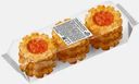 Печенье Дымка Арабеска с клубничным конфитюром 200г (399,99₽/1кг)
