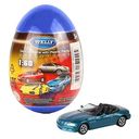 игрушка автомобиль Welly Яйцо-сюрприз дизайн, в ассортименте, 9×6,5×6,5см