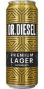 Пиво Doctor Diesel Premium Lager светлое 4,7 % алк., Россия, 0,43 л