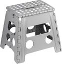 Табурет-подставка складной пластиковый цвет: серый, 29х22х32см