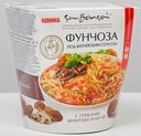 Вермишель SanBonsai фунчоза с соусом, грибами шиитаке и муэр, 120 г