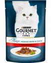 Корм для кошек нежное филе в соусе Gourmet Perle с говядиной, 85 г