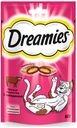 Лакомство для кошек Dreamies подушечки с говядиной, 60 г