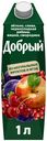 Нектар Добрый из смеси фруктов и ягод обогащённый витамином С, 1л