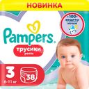 Подгузники-трусики Pampers Pants 3 6-11кг 38шт.
