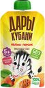 Пюре Дары Кубани яблоко, персик 90г