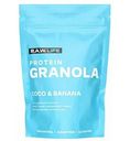 Гранола безглютеновая R.A.W. LIFE Protein с кокосом и бананом, без сахара, 220г
