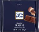 Шоколад молочный RITTER SPORT Шоколадно-ореховый десерт с пралиновой начинкой, 250г