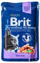 Корм Brit Premium для кошек, с треской, 100 г