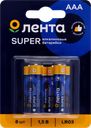 Элемент питания ЛЕНТА ААА, LR03, 1,5В, алкалиновый Арт. ALR0306, 6шт