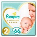 Подгузники Pampers, Premium Care, размер 2, 4-8кг, 66 шт