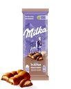 Шоколад молочный Milka Bubbles пористый с начинкой капучино, 87г